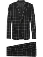 Paul Smith Checked Suit - Black