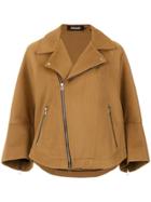 Reinaldo Lourenço Biker Wool Jacket - Brown