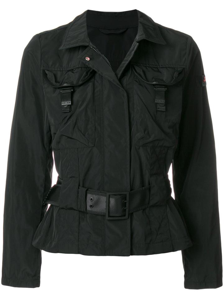 Peuterey Belted Utilitary Jacket - Black