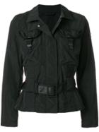 Peuterey Belted Utilitary Jacket - Black