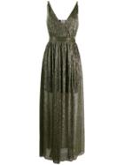 Be Blumarine Metallic Gown - Gold