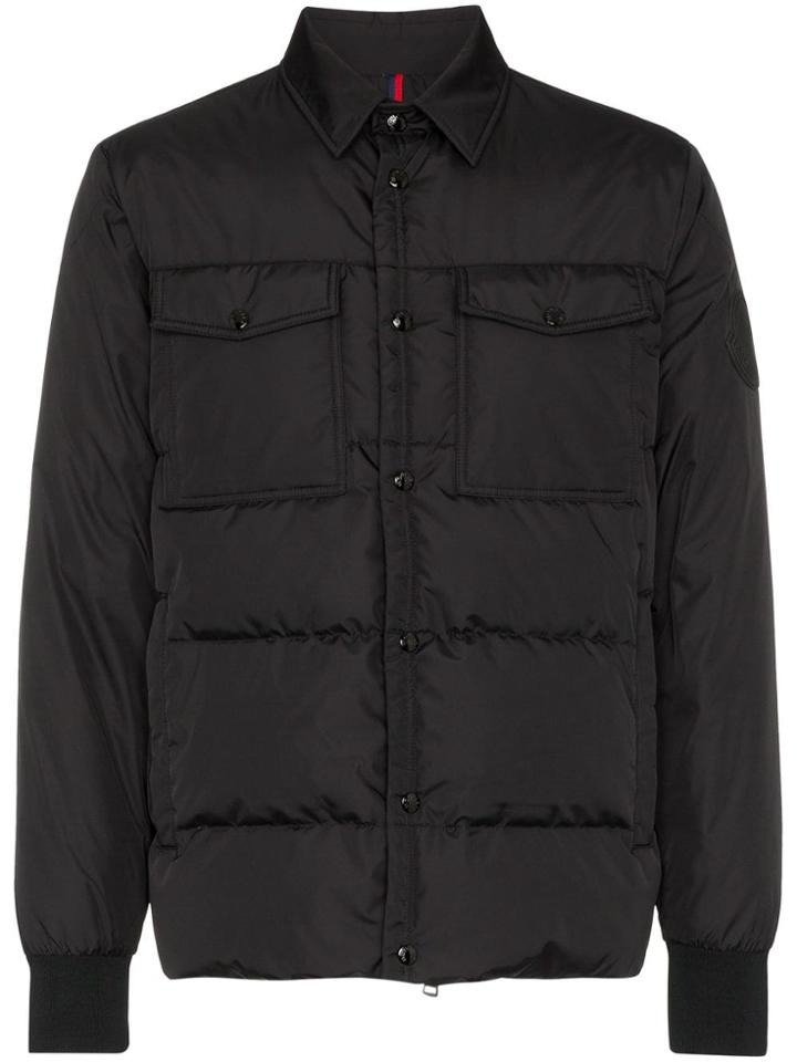 Moncler Gruss Quilted Overshirt - Black
