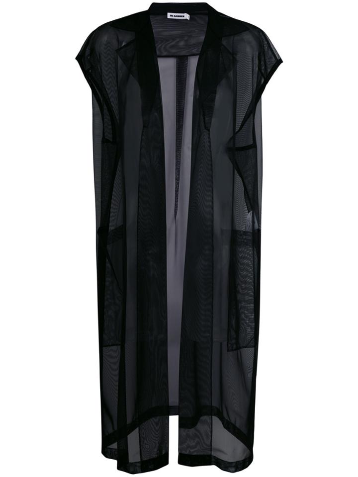 Jil Sander Dalmazia Coat - Black