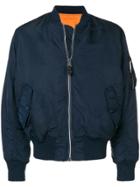 Alpha Industries Flap Pocket Bomber Jacket - Blue