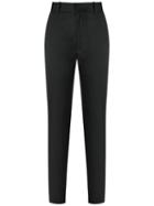 À La Garçonne - Tailored Trousers - Women - Cotton/spandex/elastane - 38, Black, Cotton/spandex/elastane