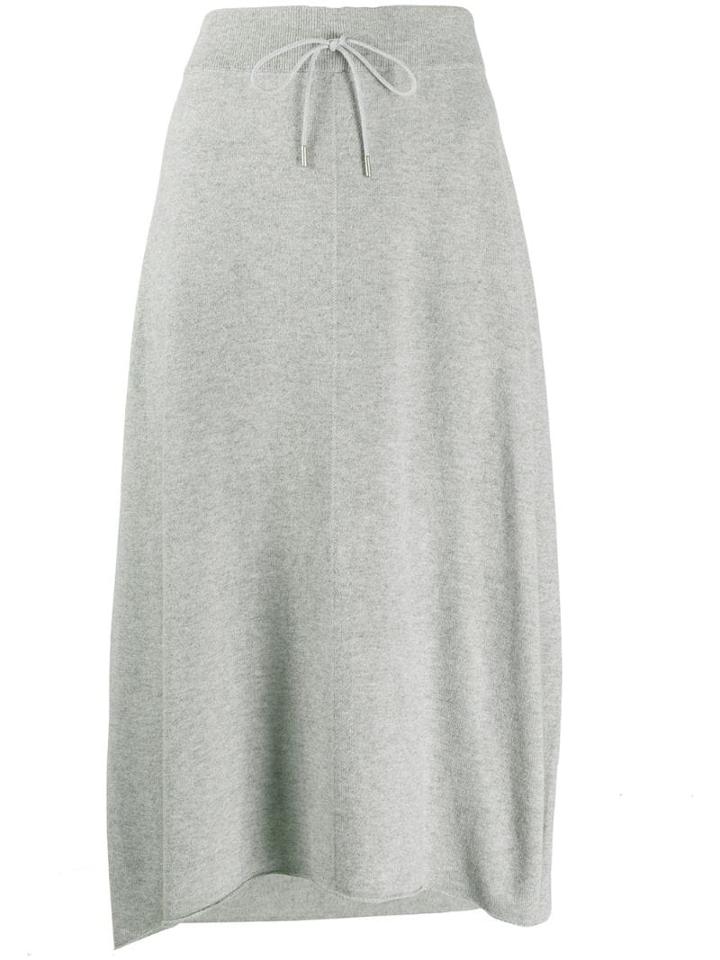 Fabiana Filippi Knitted A-line Skirt - Grey