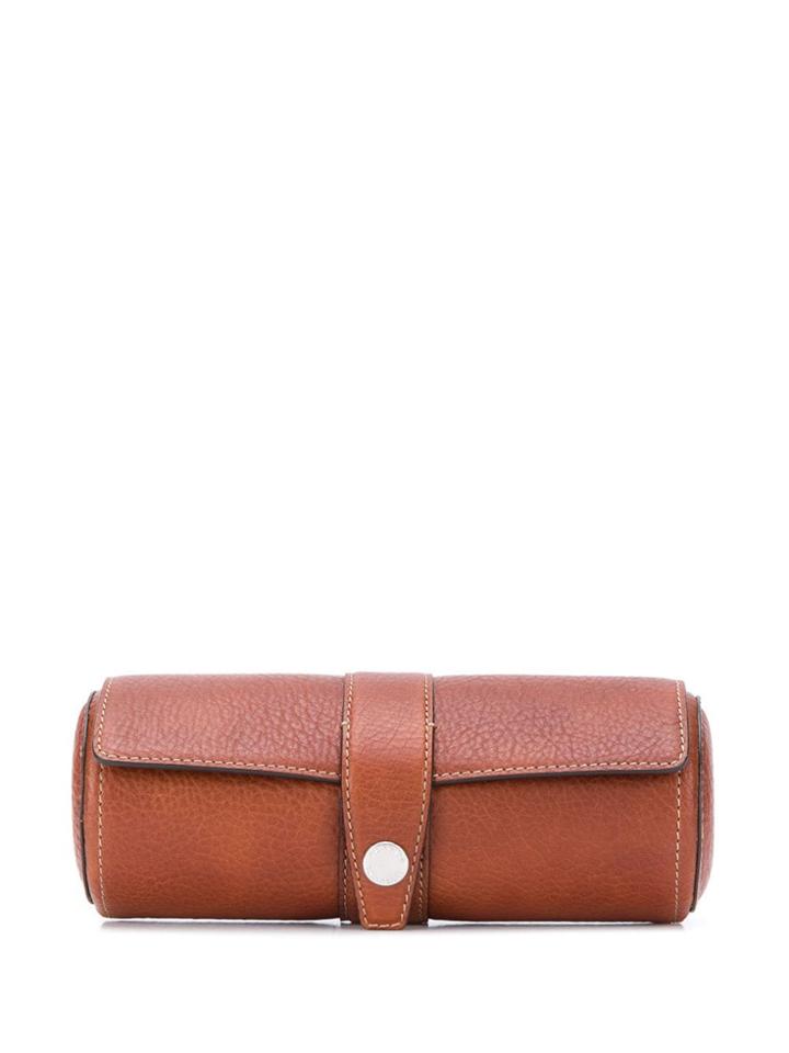 Brunello Cucinelli Roll Wash Bag - Black
