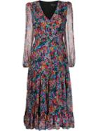 Saloni Floral Day Dress - Pink