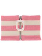 Jw Anderson Horizontal Stripes Neckband - Pink
