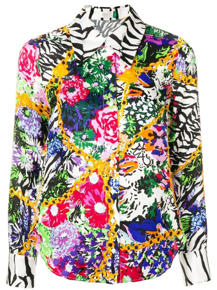 Rixo London Andrea Printed Shirt - Black