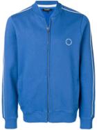 Ron Dorff Logo Print Zipped Sweatshirt - Blue