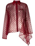 Barbara Bologna Polka Dot Shirt - Red