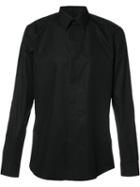 Givenchy Star Embroidered Formal Dress Shirt, Men's, Size: 39, Black, Cotton