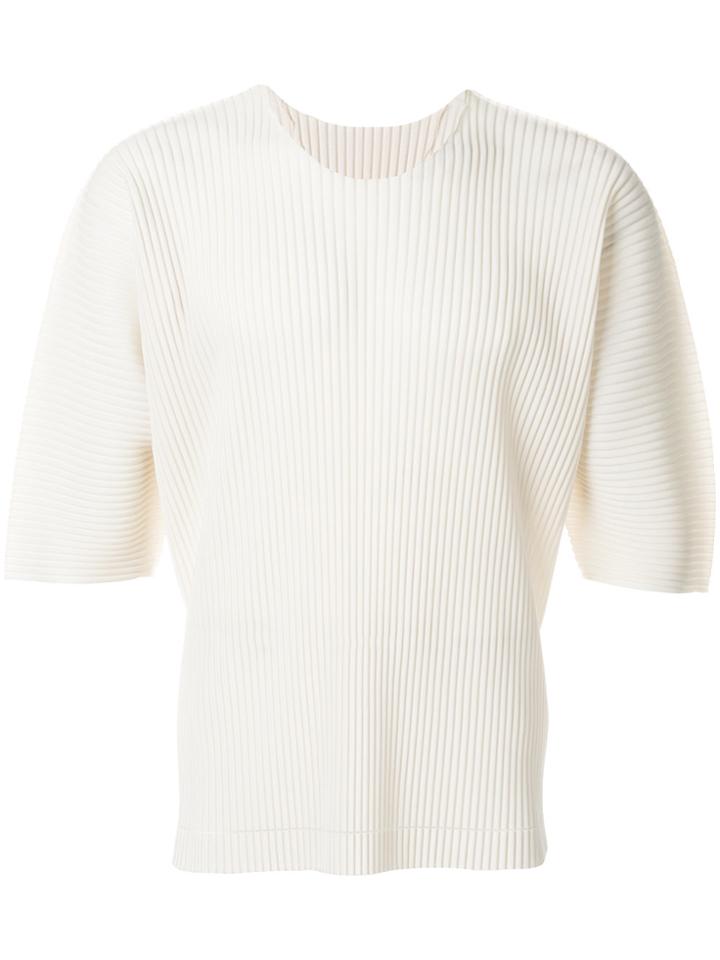 Homme Plissé Issey Miyake Ribbed Oversized T-shirt - Unavailable