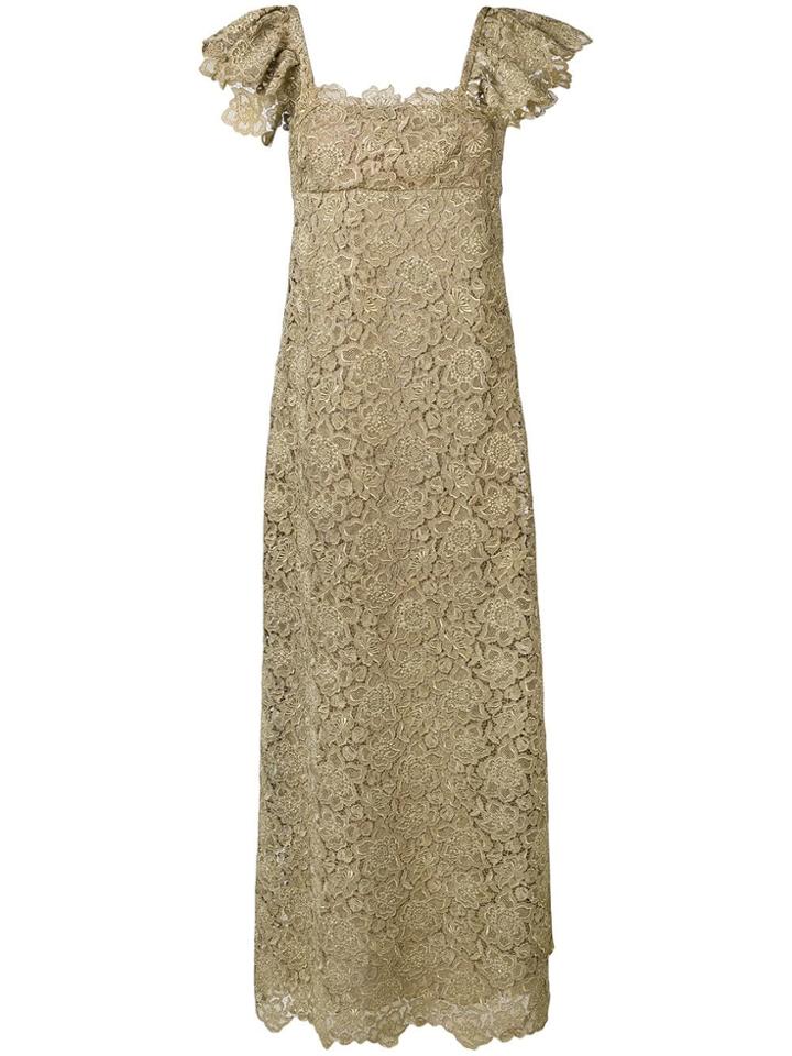 Valentino Beauty And The Beast Dress - Gold