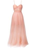 Maria Lucia Hohan Feray Tulle Evening Gown - Pink