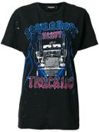 Dsquared2 Trucker Tour Print T-shirt - Black