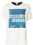 Ashish American Excess Graphic Sequined T-shirt - White