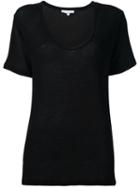 Iro - Scoop Neck T-shirt - Women - Polyurethane/lyocell - S, Black, Polyurethane/lyocell