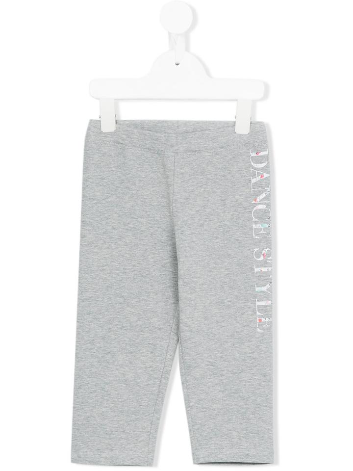 Lapin House - Dance Style Print Track Pants - Kids - Cotton/spandex/elastane - 4 Yrs, Grey