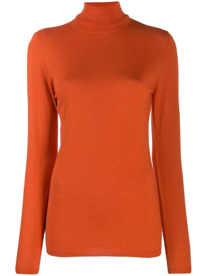 Snobby Sheep Greta Turtleneck Jumper - Orange