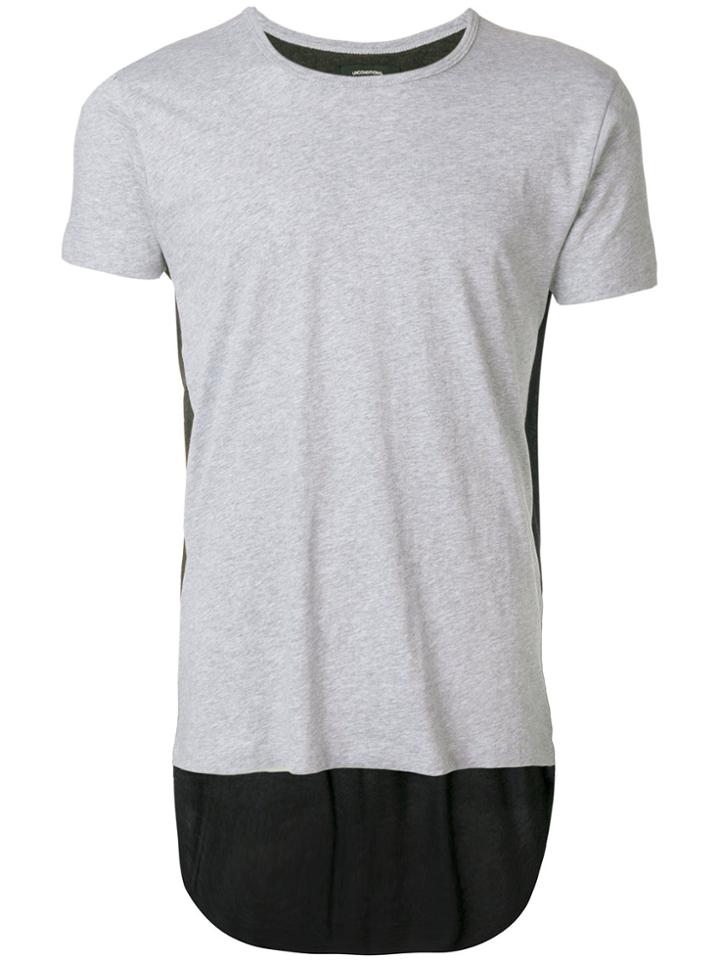 Unconditional Contrast Back Tail T-shirt - Grey