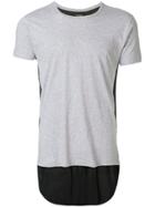 Unconditional Contrast Back Tail T-shirt - Grey