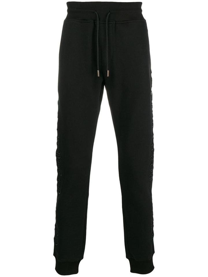 Philipp Plein Embroidered Joggers - Black