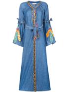 Anjuna Aida Oversized Denim Kimono - Blue