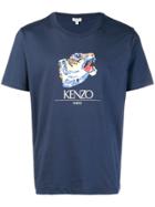 Kenzo Tiger Head T-shirt - Blue