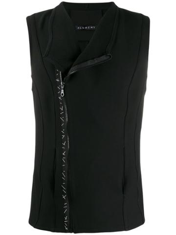Alchemy Panelled Gilet - Black