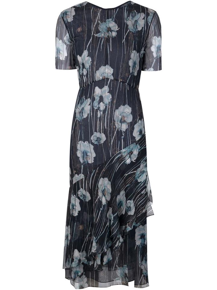 Jason Wu Flower Print Midi Dress