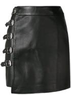 Zoe Karssen Buckled Mini Skirt - Black
