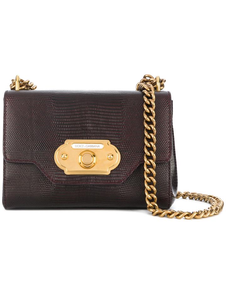 Dolce & Gabbana Welcome Shoulder Bag - Pink & Purple