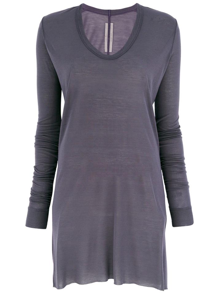 Rick Owens Longline Top - Grey