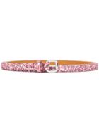 Ermanno Scervino Glitter Belt - Pink & Purple