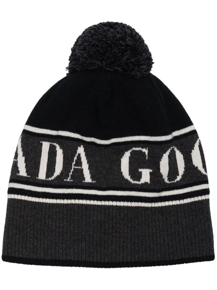 Canada Goose Cg Pom Toq Hat Blk - Black