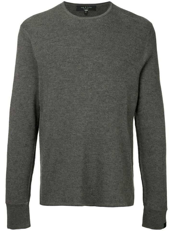 Rag & Bone Gregory Crew Jumper - Grey