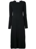 Le Ciel Bleu Boucle Midi Dress, Women's, Size: 36, Black, Cotton/nylon/polyester