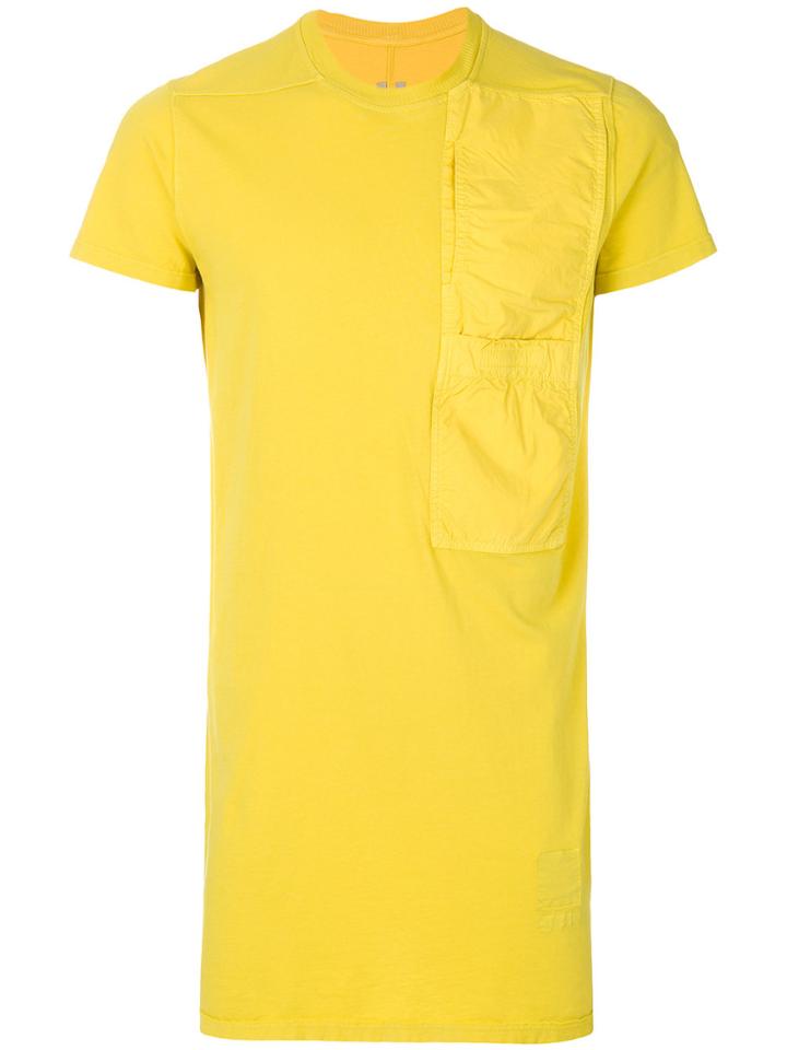 Rick Owens Drkshdw Pocket Short Sleeve T-shirt - Yellow & Orange