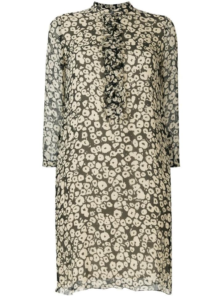 Burberry Pre-owned Georgette Printed Dress - Neutrals