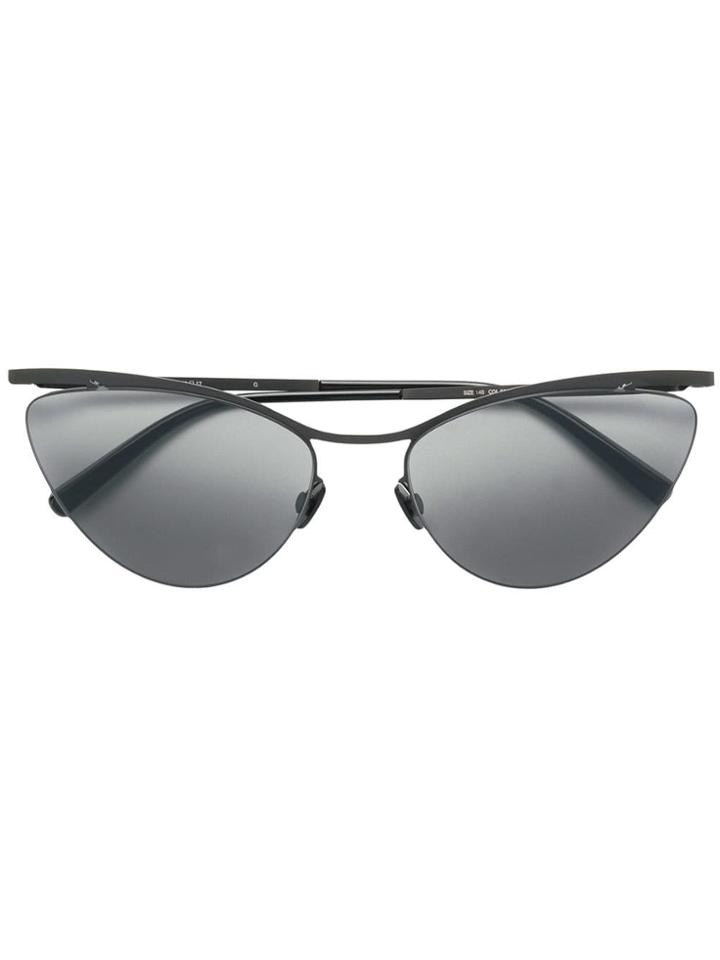 Mykita Cat Eye Shaped Sunglasses - Black