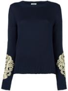 P.a.r.o.s.h. 'lamil' Jumper, Women's, Blue, Virgin Wool