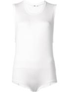 Alix Ribbed Long Fit Vest, Women's, Size: Xs, White, Spandex/elastane/modal