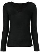 Fabiana Filippi V-neck Jumper - Black