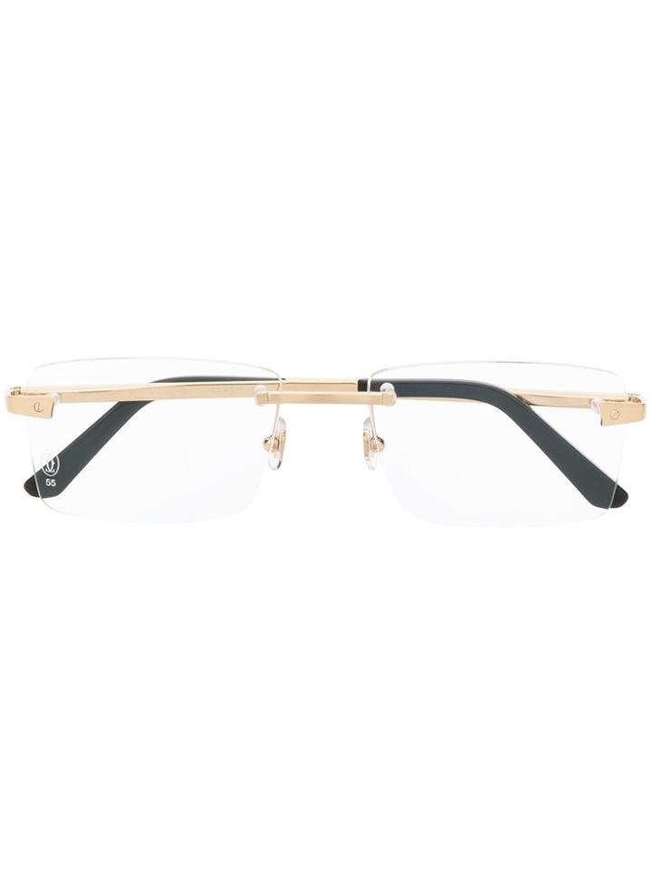 Cartier Frameless Glasses - Gold