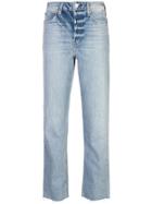Trave Denim Relaxed Straight Leg Jeans - Blue