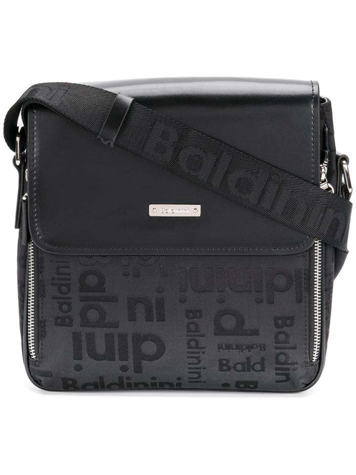 Baldinini Fold Over Messenger Bag - Black