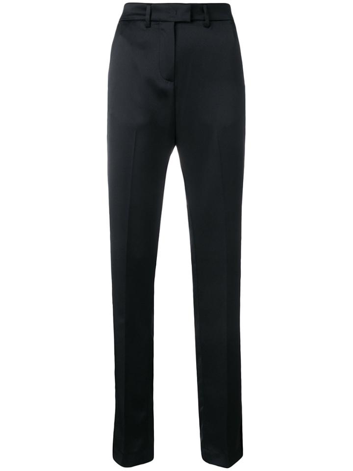 Msgm Straight-leg Trousers - Black