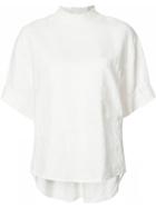 Osklen - Belted Pocket Blouse - Women - Linen/flax - P, White, Linen/flax